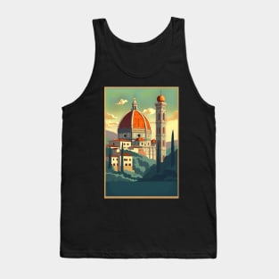 Vintage Travel Poster of the Italy Tank Top